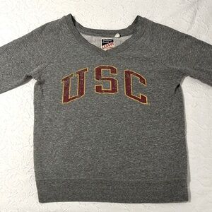 USC women’s v-neck sweatshirt